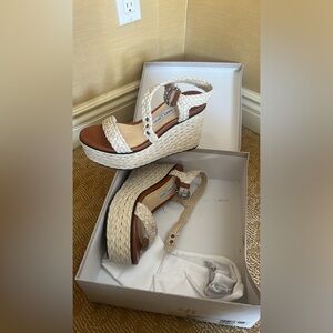 Jimmy Choo Raffia Wedge